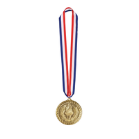 Cinta de Honor Personalizada al por Mayor de Aleación de Zinc Fundida a Presión, Electrochapada y Tallada con Roseta para Medallas de Honor