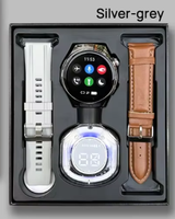 Harga Terbaik D21 Relojes Smart Watch 4 Headphone 2 in 1 Set Tali Ganda 1.52 TFT BT Panggilan Telepon Detak Jantung Olahraga Smart Watch dengan Earbud