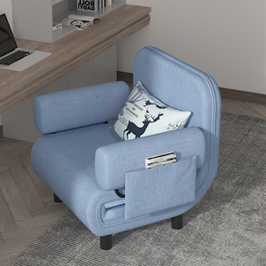 Canapé-<span class=keywords><strong>lit</strong></span> convertible de haute qualité en tissu italien, <span class=keywords><strong>pliable</strong></span>, pour salon, 2 places, multifonctionnel, avec accoudoirs - Product Image 2