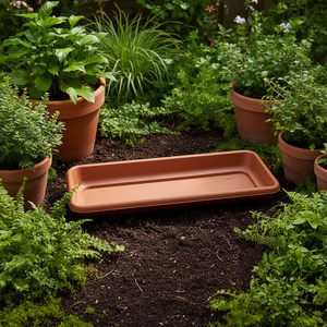 Plastic Pot Tray 100 Cm For Flower Pots Outdoor Indoor Use - Product Image 2