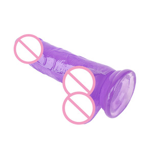 Kích thước lớn màu tím TPE tiêm Jelly dildo Đồ chơi tình dục dildo cho phụ nữ rõ ràng đẹp pha lê hậu môn tình dục mông cắm khiêu dâm vui SM - Product Image 2
