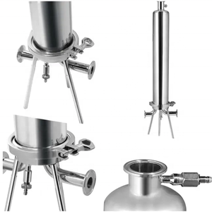 S Sanitaire Kwaliteit 304/316l Roestvrijstalen Patroonfilterbehuizing Voor Vloeibaar Sap Bier Wijn Wodka Spirits Whisky Filtratie - Product Image 4