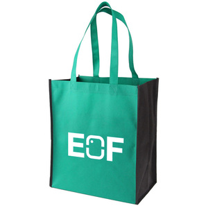 Biểu tượng tùy chỉnh có thể gập lại không dệt vải mua sắm túi với thiết kế lạ mắt mang theo túi - Product Image 6