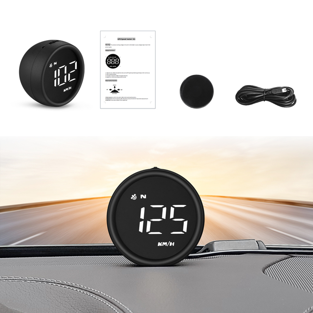 Universal Car HUD Display, High Brightness Outdoor Off-Road GPS Speedometer, New Model Head-Up Dashboard for All Vehicles