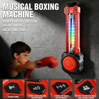 Cible de boxe musicale intelligente, entraîneur électronique, testeur de force, machine de jeu de boxe, jouet sportif d'intérieur pour enfants
