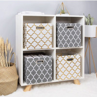 Paniers pliables en plastique, boîte de rangement pliable, conteneurs pour paniers, vente en gros