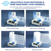 Machine de gonflage automatique pour emballage à bulles Machine à gonfler pour emballage de boissons Coussin Film Matériau Emballage à l'air Sac à bulles