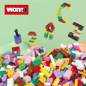 WOMA giocattoli educativi all'ingrosso pesano 1KG colori misti accessori sfusi classico 1000 pezzi Set di blocchi Moc in mattoni piccoli - Product Image 4