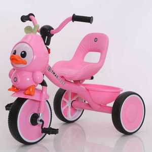 Bicicleta de Pedales Plegable de 3 Ruedas para Niños, Triciclo para Niños de 3 a 6 Años, con Música, de Plástico, Venta al por Mayor - Product Image 2