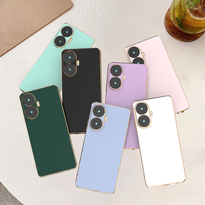 Venta al por mayor nuevo diseño de lujo colorido suave TPU 6D galvanoplastia caso para <span class=keywords><strong>Realme</strong></span> C55 contraportada - Product Image 1