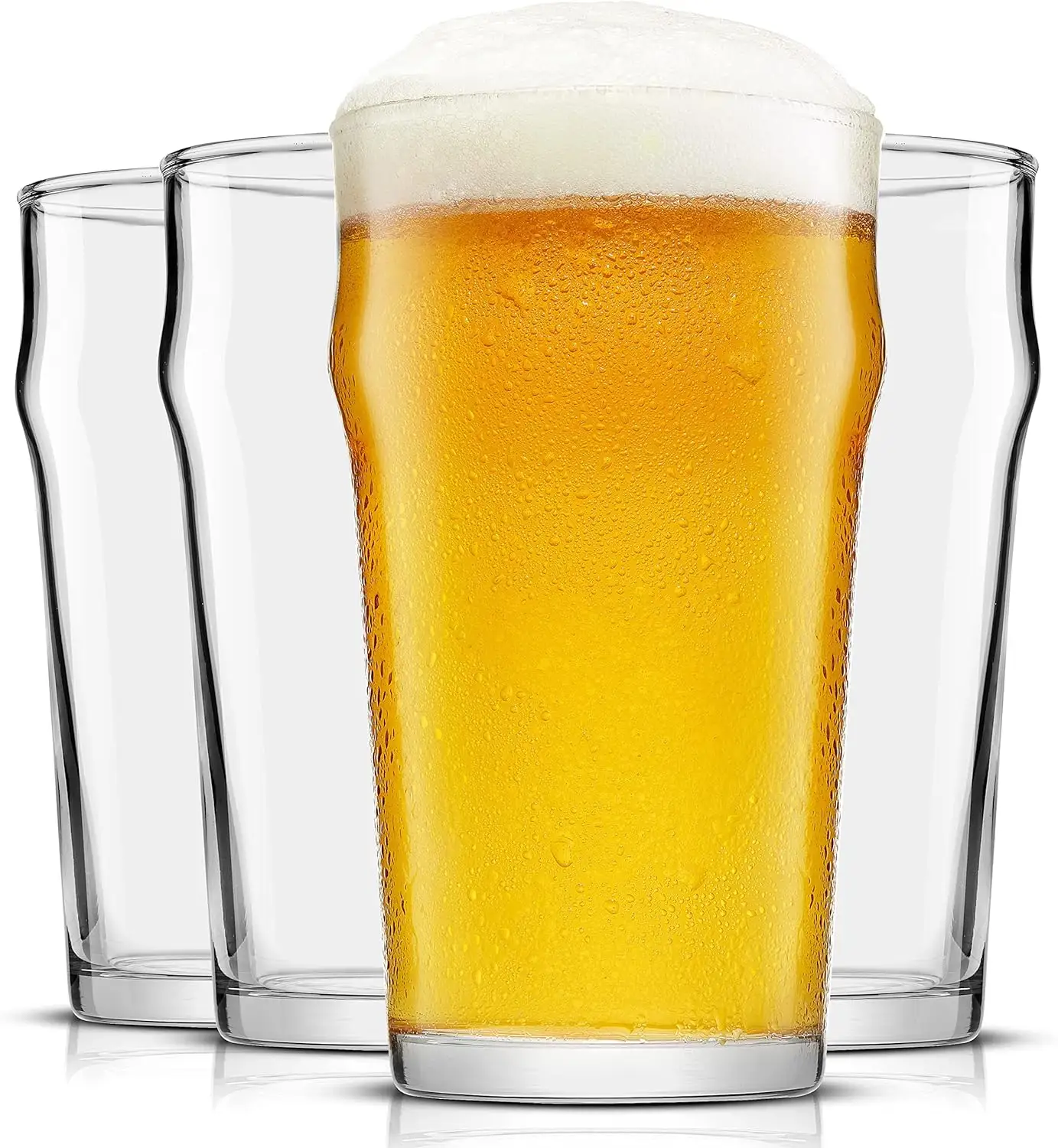 Commercio all'ingrosso a buon mercato Logo personalizzato di molte dimensioni diverse chiaro birra lattina di vetro bere 20oz vetro pinta bicchieri di birra