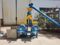 Kleine schaal 1-2t/u palmoliemoleninstallatie automatische palmvruchtenolie-extractiemachine te koop in Afrika