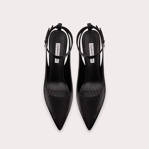 Sandalias de tacón alto de charol con cordones sexis de verano para mujer - Product Image 3