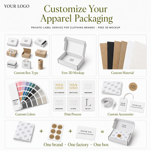 Cajas de Embalaje para Envíos Personalizadas y Cajas de Correo para Pequeñas Empresas, Cajas de Papel para Empacar Ropa con Logotipo - Product Image 6