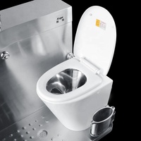 Tiankuge — bol de toilette en acier inoxydable, pour bus, une pièce, maison, style occidental, avec évier