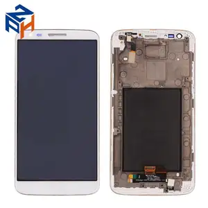 Echt Lcd-scherm Voor Lg G2 F320 Touch Digitizer Vergadering Zwart Frame