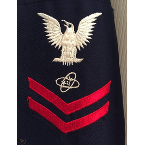 Ensemble veste et pantalon bleu marine classique avec patchs brodés, uniforme personnalisé pour <span class=keywords><strong>homme</strong></span>, <span class=keywords><strong>officier</strong></span>, agent de sécurité - Product Image 6