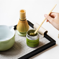 Ensemble de thé matcha en céramique avec bec verseur, gravure de logo OEM, impression sur soie, luxe léger, personnalisé