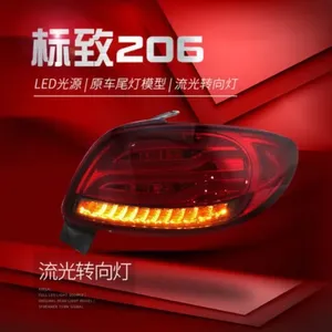 Kit de <span class=keywords><strong>feux</strong></span> arrière <span class=keywords><strong>LED</strong></span> pour Peugeot <span class=keywords><strong>206</strong></span> avec feu stop, clignotant dynamique, feu antibrouillard arrière, installation facile (Plug and Play) - Product Image 4