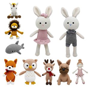Vente en gros, faible MOQ, édition de Noël unique, animaux en crochet amigurumi, jouets en peluche faits à la main pour bébés, tout-petits et enfants. - Product Image 5