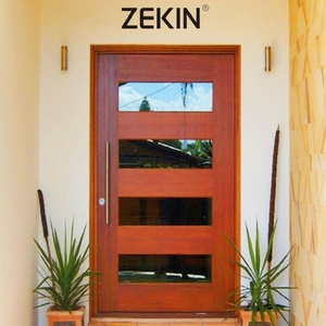 Vente Fabricant Portes d'<span class=keywords><strong>entrée</strong></span> Sécurisées Modernes pour Villas et Maisons – Portes Extérieures en Bois pour <span class=keywords><strong>Entrée</strong></span> Principale - Product Image 1