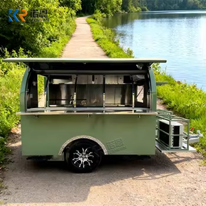 Cocina móvil Remolque de comida rápida Remolques de comida Totalmente equipados Restaurante al aire libre Remolque de comida callejera Camión de comida de aperitivos - Product Image 1