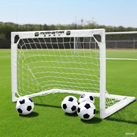 Kit de buts de football pour enfants Kit de filets de football pliables pour l'entraînement des enfants Mini buts de football pop up