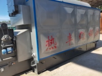 Chaudière à biomasse DZH 1 tonne à haute efficacité, machine de chauffage manuelle à combustible solide pour l'industrie textile et les usines alimentaires