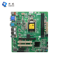 Nouvelle carte mère industrielle ATX avec chipset Intel B75, socket LGA1155, processeur I3 I5 I7, DDR3, HD VGA, SATA 2, LAN, 11 USB, PCIe, directement de l'usine