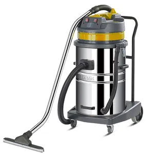 70L yellow hotel commercial wet and dry vacuum cleaner for car wash shop special industrial factory cleaning machine