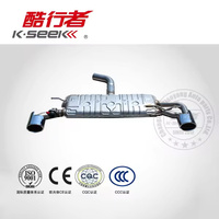 KSEEK Fabricants Accessoires Personnalisés Silencieux d'Échappement pour VW 09-14 Scirocco R
