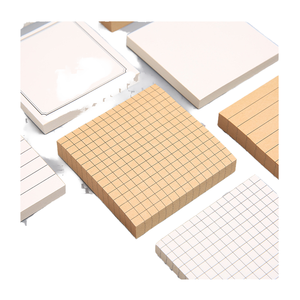Personalizzabile semplice materiale Kraft bianco autoadesivo blocco note note adesive Planner per scuola e ufficio cancelleria - Product Image 4