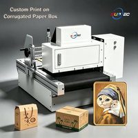 Impresora Digital de Cartón de Alta Resolución de Una Sola Pasada, Máquina de Impresión de Cartón de 600x600dpi con Sistema de Tinta a Base de Agua para Cajas de Alimentos y Comercio Electrónico