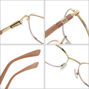 2025 Nieuwste Damesmode <span class=keywords><strong>Cat</strong></span> <span class=keywords><strong>Eye</strong></span> Anti Blauw Licht Optische Brillen Monturen Diamant Computerbril Metalen Montuur - Product Image 5