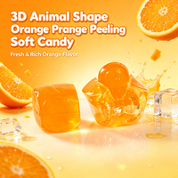 Groothandel Bulk Gemengde Fruitgevulde Transparante Jelly Candy Cubes Zachte Gummies Snack