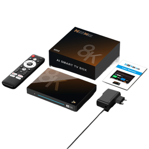 กล่องรับสัญญาณ H96 8K สตรีมมิ่ง <span class=keywords><strong>IPTV</strong></span> STB อินเทอร์เน็ต สมาร์ททีวี OTT ซูเปอร์ AI บ็อกซ์ ระบบแอนดรอยด์ 12 โปร ดีที่สุดจากกูเกิล พร้อมจัดส่งฟรีในฝรั่งเศส - Product Image 1