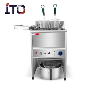 Freidora de <span class=keywords><strong>patatas</strong></span> <span class=keywords><strong>fritas</strong></span> de acero inoxidable, equipo de cocina de Gas, máquinas de aperitivos comerciales, freidora eléctrica de <span class=keywords><strong>patatas</strong></span> <span class=keywords><strong>fritas</strong></span> - Product Image 6