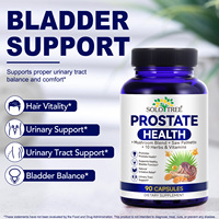 SOLOTREE 90 Capsules Complément Herbal Soin de Santé Capsules pour la Prostate pour Hommes Soutien des Voies Urinaires