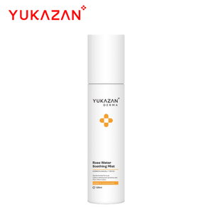 Yukazan Derma <b>Rose</b> Water Soothing Mist 120ml <b>Top</b> Sale High Quality B2B Best Supplier Hydrating Spray for Acne Sensitive Skin - Product Image 1
