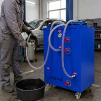 Mesin Filter Oli Portabel Baru 30 L/Jam Pemurni Oli Mesin 220V Peralatan Daur Ulang Oli Bekas untuk Perbaikan Mobil