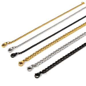 สร้อยข้อมือแบบซ้อนได้ ขนาด 3 มม. 7 มม. 9 มม. 11 มม. สีทอง สไตล์ไมอามีคิวบัน สร้อยข้อมือฮิปฮอป NK สแตนเลสสตีล เครื่องประดับสำหรับผู้ชายและผู้หญิง - Product Image 5