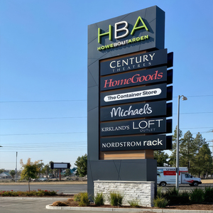 DHD LC Fabricante Modern Pylon Sign Personalizar Led Pylon Sign Metal Wayfinding Directional Pylon Sign - Product Image 6