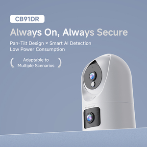 Moniteur Bébé CB91DR 6MP, WiFi Double Bande, Batterie 5200mAh, Audio Bidirectionnel à un Bouton, Caméra de Surveillance de Sécurité WiFi CCTV - Product Image 2