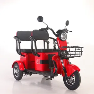 Sepeda Cacat E 500Watt Sepeda Mobil untuk Dewasa Tiga Roda Sepeda Motor Listrik Skuter 3 Roda untuk Orang Tua