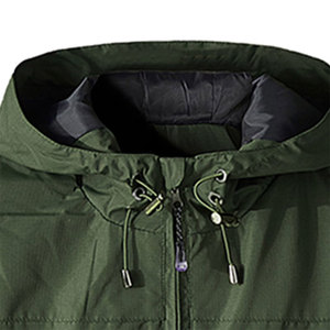Chaqueta Cortavientos para Hombre, Transpirable, Impermeable, Informal, para Deportes al Aire Libre, Material de Poliéster, Ropa de Invierno - Product Image 4