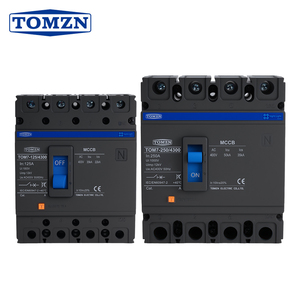 เบรกเกอร์วงจรแบบหล่อขึ้นรูป TOMZN <span class=keywords><strong>Night</strong></span> Light AC400V 50/60Hz 100A 125A 150A 160A 200A 250A MCCB แบบสามเฟสสี่สาย - Product Image 1