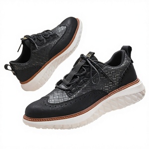 รองเท้าลำลองผู้ชายไซส์ใหญ่ 49 รุ่นใหม่ แฟชั่นทันสมัย ผ้าถักแบบ Fly Knit ระบายอากาศได้ดี น้ำหนักเบา มีเชือกผูก เหมาะสำหรับเล่นกีฬา - Product Image 2