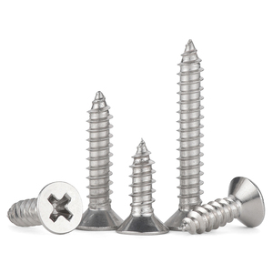 Tornillos Autorroscantes de Cabeza Plana Phillips de Acero Inoxidable 304 M1 M2 M3 M4 M5 M6 - Product Image 3