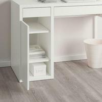 Bureau d'ordinateur, table de bureau, table de travail blanche