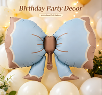 Ballon en aluminium en forme de cœur de 32 pouces, ballon de décoration murale pour anniversaire d'enfants, ballon de fête